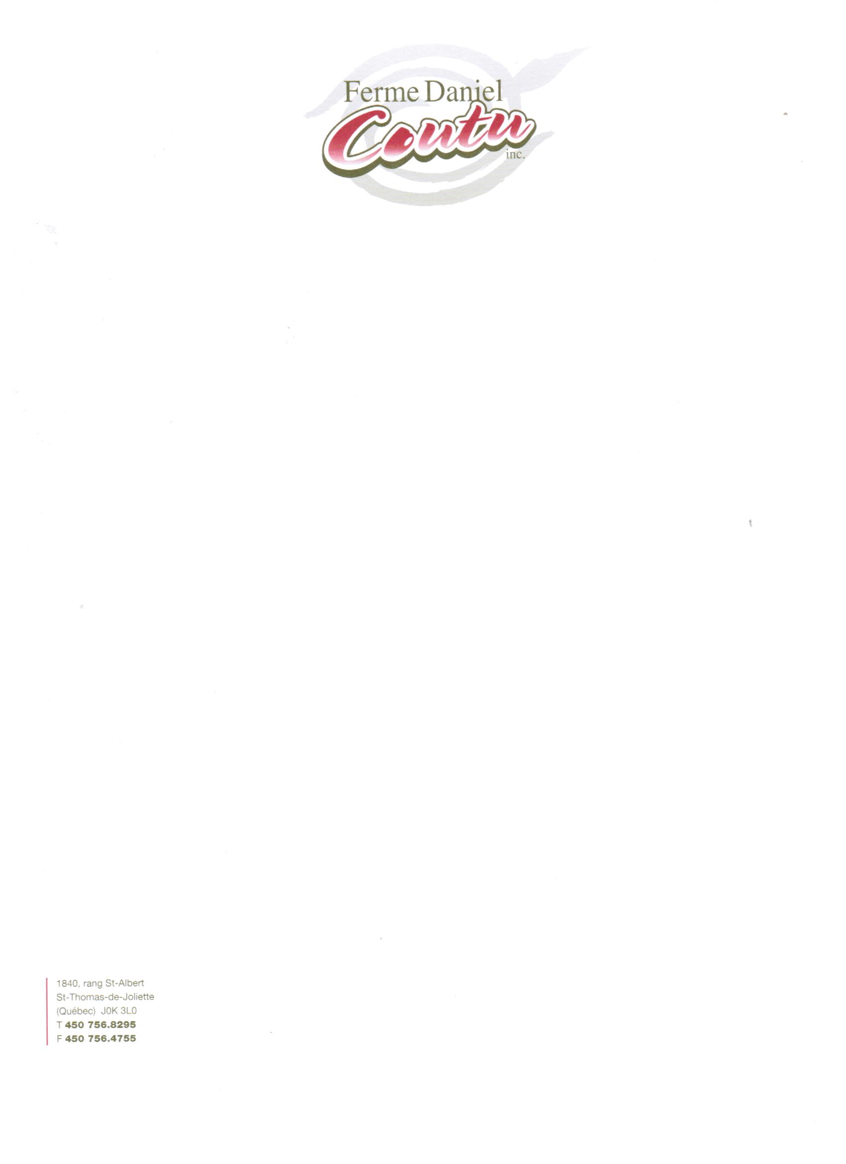 Ferme Daniel Coutu Inc. logo