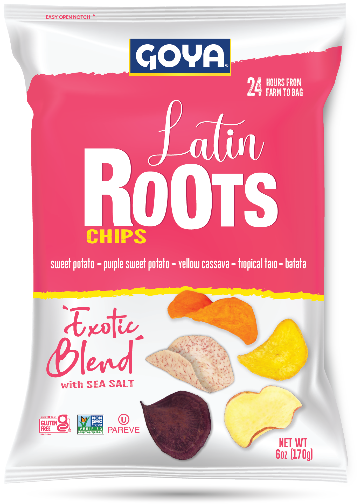 Goya Root Chips Exotic Blend 6/6 oz product image