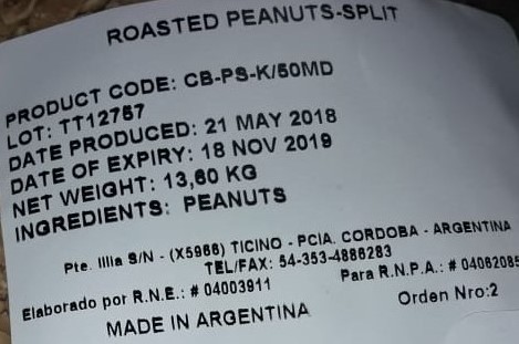 Roasted Peanuts, Split product image
