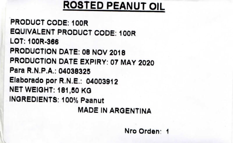 Roasted Peanut Oil product image
