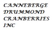 CANNEBERGE DRUMMOND CRANBERRIES INC logo