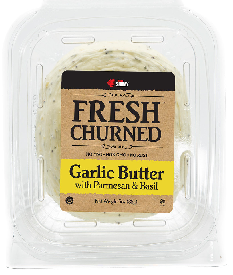 Fresh Churned Garlic Butter with Parmesan and Basil product image