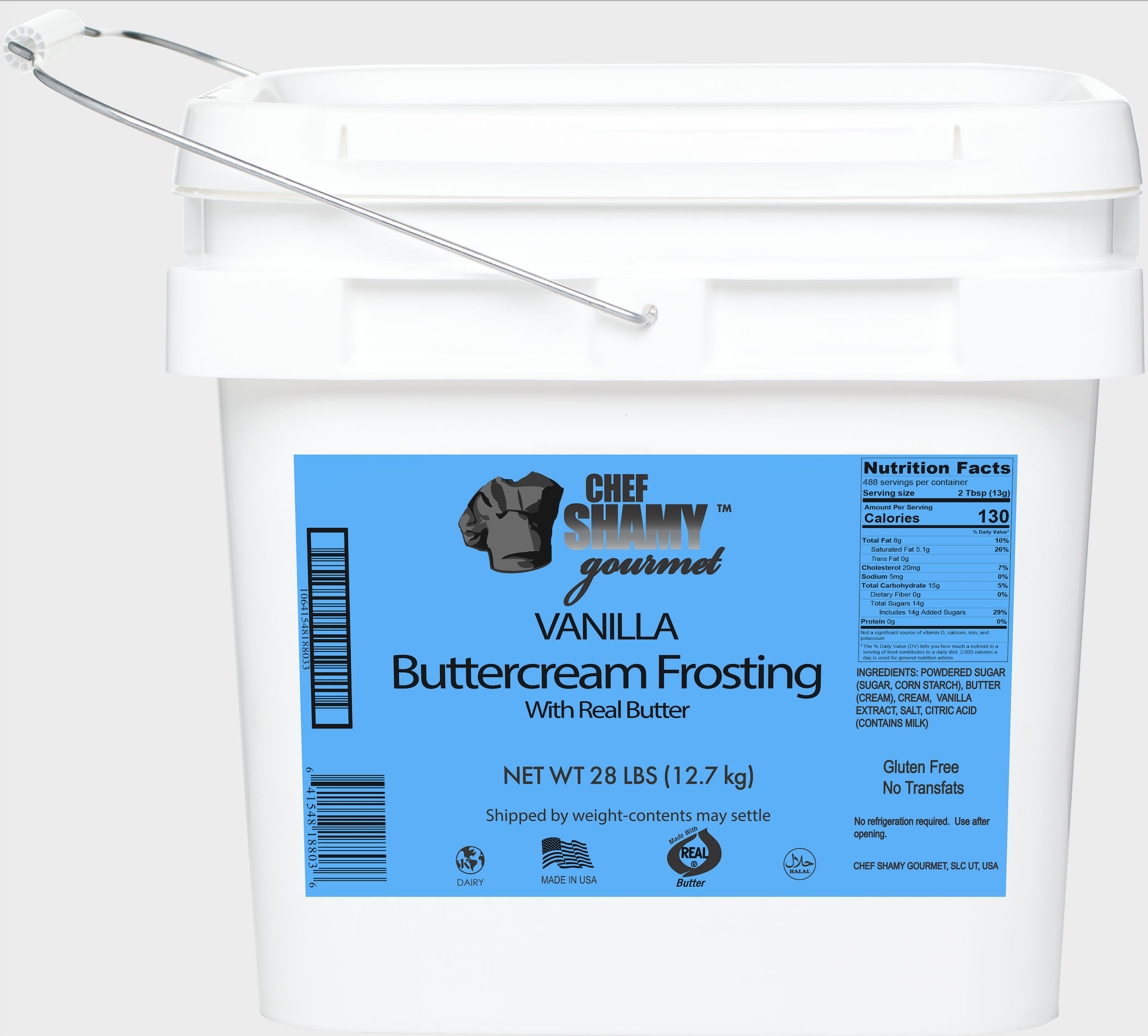 "Real Butter" Vanilla Butter Cream Frosting 3.5 gallon product image