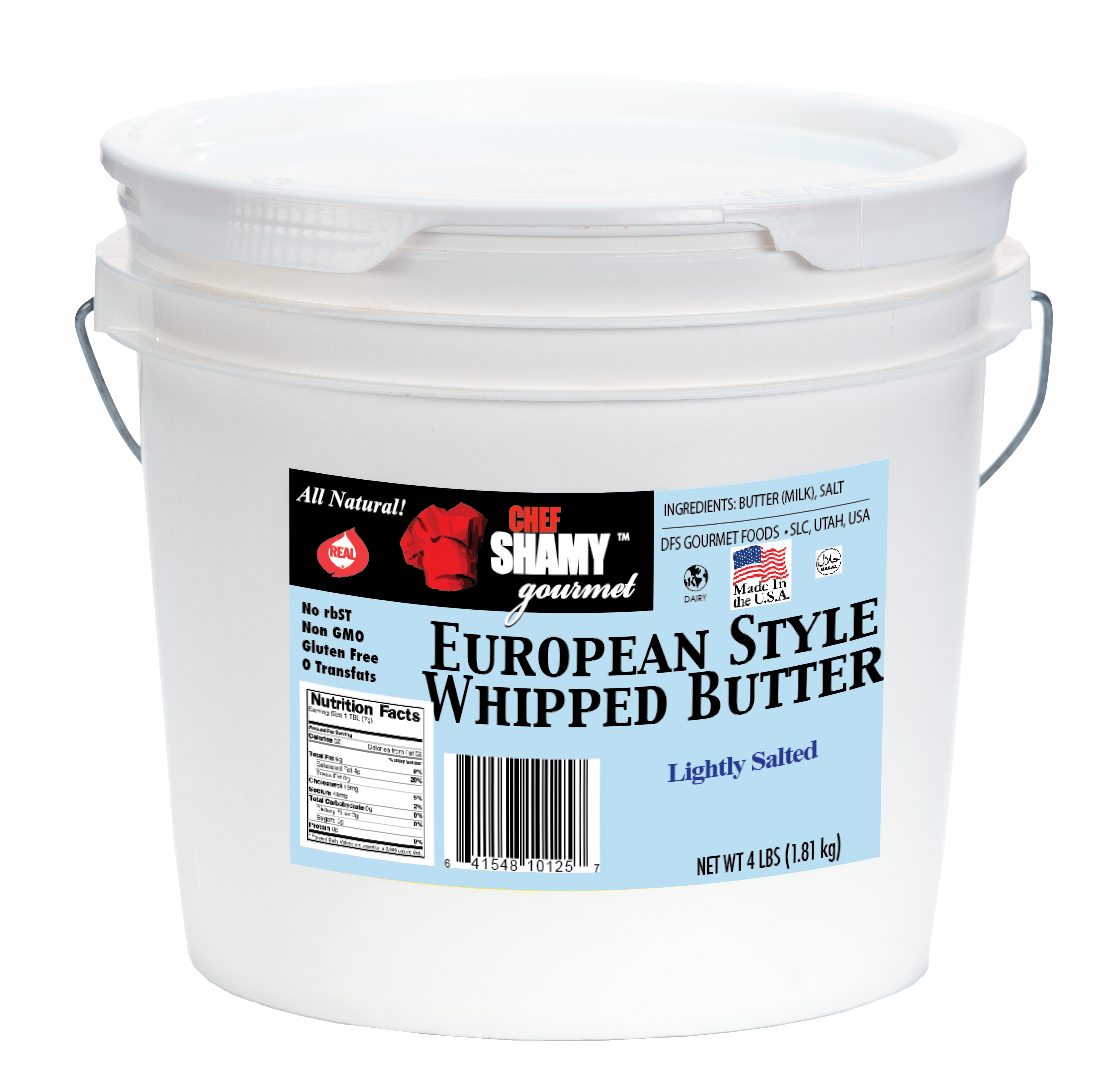 European Style w/Pink Himalayan Salt 1 Gal Bucket product image