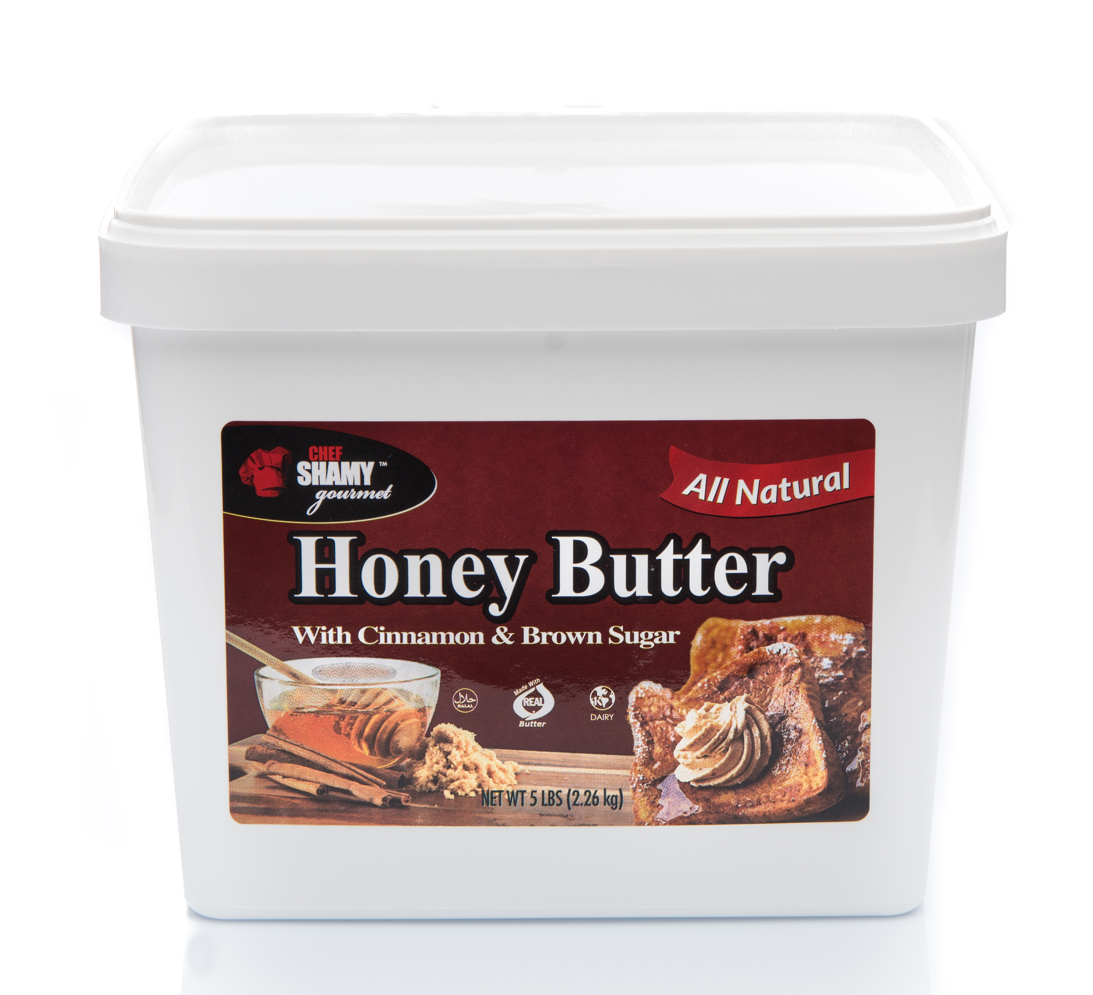 Cinnamon & Brown Sugar Honey Butter 1 Gallon bucket product image