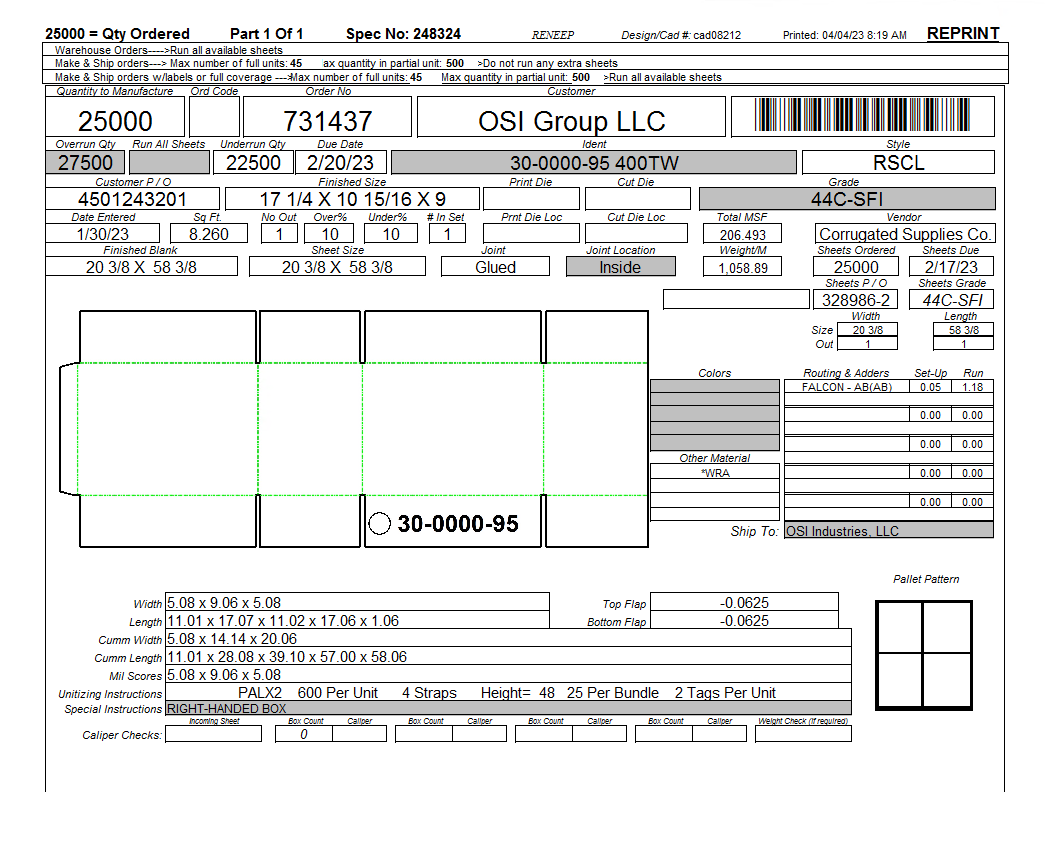 Box, Plain RSC product image