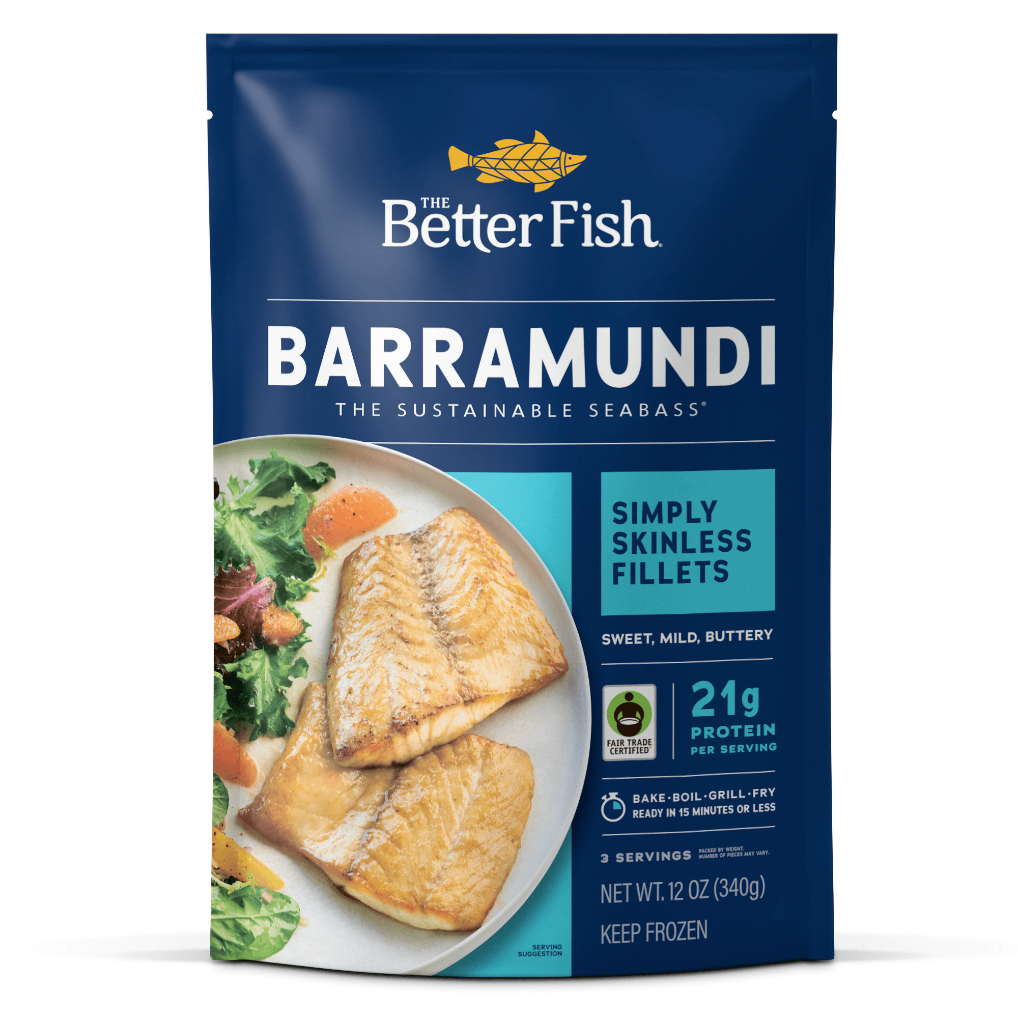 Simply Skinless Barramundi Retail Bag product image